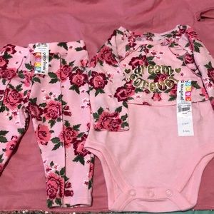 Baby girl top and bottom